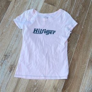 Pink Tommy Hilfiger shirt